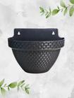 Vaso de parede meia lua rattan terracota 03 litros