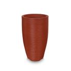 Vaso De Planta 60X38 Redondo Pilão Polietileno Cor: Cerâmica - Foster Plast