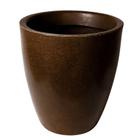 Vaso de planta decorativo coluna lisa brilhante interior e exterior jardim varanda 58x36