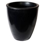 Vaso de planta decorativo coluna lisa brilhante interior e exterior jardim varanda 58x36