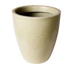 Vaso de planta luxo decorativo coluna lisa brilhante varanda e jardim 29x25