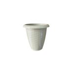 Vaso De Planta Pequeno 1100ml Redondo Plástico Rattan - PRATIC