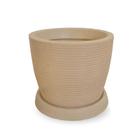 Vaso De Planta Redondo De Polietileno 30X30 + Prato Areia - Foster Plast