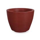 Vaso De Planta Redondo Decorativo R 30X40 Vermelho Cerâmica