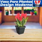 Vaso De Plantas Design Moderno Decoração Casa Jardim 1,7L - Usual Brinquedos