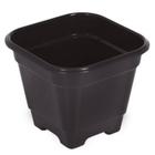 Vaso De Plantas Quadrado Grande 30X30X29 Preto 25295 - Arqplast