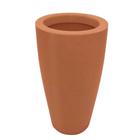 Vaso de Polietileno Fosco Alto 70cm Terracota - VASAP