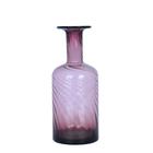 Vaso de Vidro Decorativo Para Flores Roxo Fronxil G 25,5 Cm