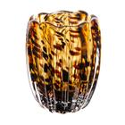 Vaso De Vidro Italy Leopardo 9Cm X 12Cm Wolff