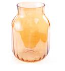 Vaso de Vidro Translucido Âmbar Efeito Furta-Cor 30 cm 1115540 Exclusive