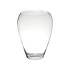 Vaso de Vidro Transparente 17x13x23 cm