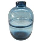 Vaso de Vidro Transparente Azul G - Decorafast Plus