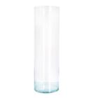 Vaso De Vidro Tubo Transparente Decoração 46cm Altura