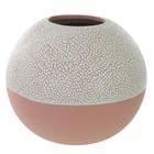 Vaso decor ceramica terracota 12cmx13cm florarte - Flor Arte