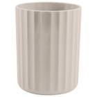 Vaso Decorativo Bege Groove Vaso De Flor Pequeno Linha Plantar OU