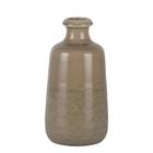 Vaso Decorativo de Cerâmica Bege BTC 27,5x13cm