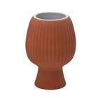 Vaso Decorativo de Cerâmica Breno 15cm coral Espressione