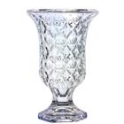 Vaso Decorativo de Cristal Angélica Decorar Presente Enfeite