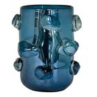 Vaso Decorativo de Vidro Azul 22cm RDH0006 BTC