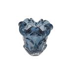 Vaso Decorativo de Vidro Italy Azul 14,5cm 4820 Lyor