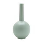 Vaso Decorativo Em Cerâmica Verde 14X29Cm