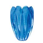 Vaso Decorativo em Murano Azul Escuro - 30x18cm - Elegância para Sua Decoração com Vasos de Qualidade - Toque Clássico!