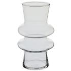 VASO DECORATIVO ENFEITE CASA ELIPSE HOME&CO VIDRO 20x12x12cm TRANSPARENTE