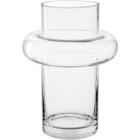 VASO DECORATIVO ENFEITE CASA HOME&CO VIDRO 22x16x16cm TRANSPARENTE