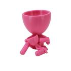 Vaso decorativo para suculentas Dia das Mães com bebê e mamadeira rosa