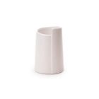 Vaso em ceramica branco minimalista