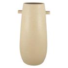 Vaso em ceramica cappuccino stu i - 32cm - Buzzios