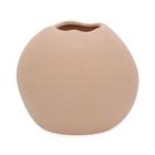 VASO EM CERAMICA FOSCO ROSE MART 25x21cm