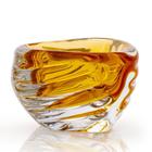 Vaso Em Cristal Murano Âmbar - São Marcos