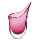 Vaso Em Cristal Murano Rosa - São Marcos 41cm