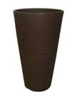 Vaso Europa Cônico Polietileno 45Cm Decoração Japi - Café