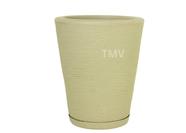 Vaso Grafiato Luxo Planta Casa Decoração Jardim Varanda N1--bege