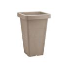 Vaso Grego em Coluna Quadrado 29,5L Resistentes Decoração Jardim Plantas Flores