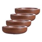 Vaso Jardim Afort Safira Café Bacia 10 x 35cm - 4 Unidades