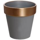 Vaso Metalizado Em Cerâmica Moment