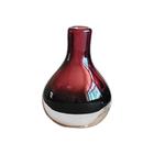 Vaso Murano Lhermitage Cor Vinho e Preto 10x13,5 28036 - L'Hermitage