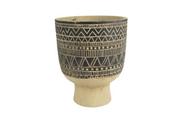 Vaso nicol preto e bege etnico p - TS Brasil