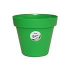 Vaso Okla Bari Verde para Jardim - 15 X 12,9cm - FG Import