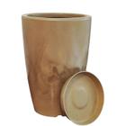 Vaso Para Planta Polietileno Com Prato Leve Resistente - Plantar e Decorar