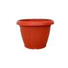 Vaso Para Plantas Flores 2 Litros Jardim Varanda Polipropilen Robusto 18,5 cm x15 cm Linha Premium