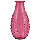 Vaso Pequeno Decorativo Vidro Rosa 15cm