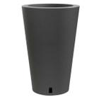 Vaso Petra Cônico 45 com Prato (19L) Preto NUTRIPLAN