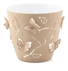 Vaso Planta Jarro Cachepot Flores Borboleta 3D 1,4L Plasvale