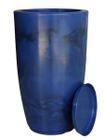 Vaso Plantas Decorativo Polietileno Grande Luxo Flores Sala..AZUL