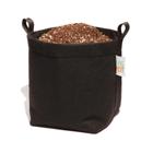 Vaso Plantas Feltro Com Alças 4 Litros Moderno Preto - King Pot