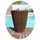 Vaso Polietileno Alt 46cm Cone Planta Jardim Varanda Cores